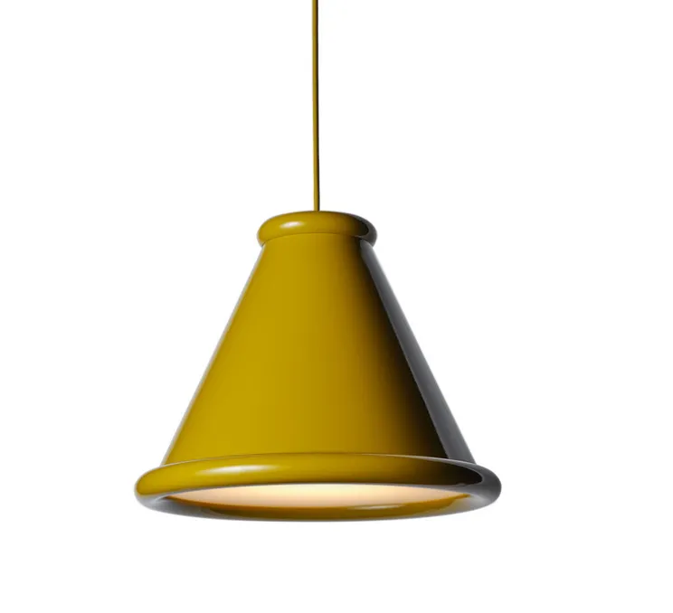 Suspension, Belle, Jaune miel, LED, dim, 2700K, 581 lm, Ø36cm, H28,5cm - Belid