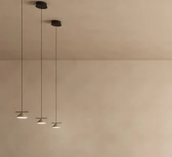 Suspension*Nexia Suspension, Belle single, , LED, 2700K, 975 lm, Ø12,8cm, H7,3cm - Gris ciment