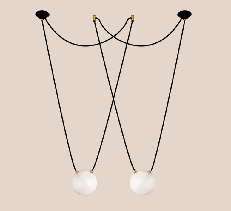 Suspension*Margaux Keller Collections Suspension, Beloio, , Ø14,5cm - blanc