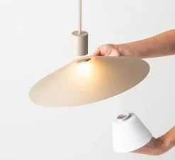 Suspension*Estiluz Suspension, Belt, T-4144SLG, , LED, dim, 2700K, 725 lm, Ø45cm, H18,1cm - champagne