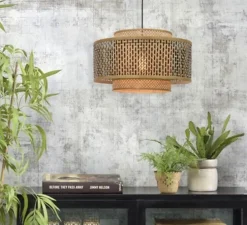 Suspension, Bhutan 5030, naturel, Ø50cm, H30cm - Good&Mojo