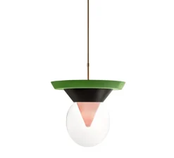 Suspension, Bia, vert clair, vert foncé, rose, Ø58cm, H49cm - Sphaer
