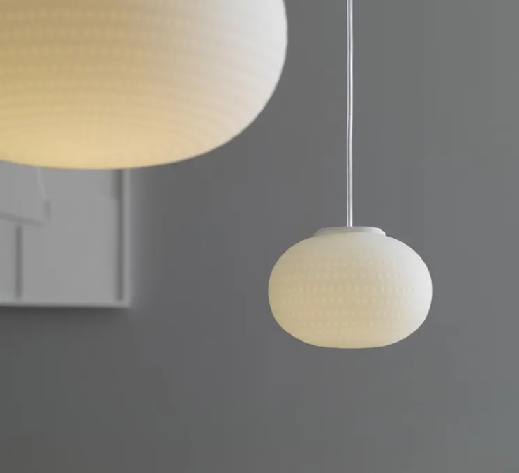 Suspension, Bianca Piccola, blanc, Ø16cm, H11,5cm - Fontana Arte