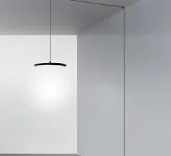 Suspension*Tooy Suspension, Bilancella 512.22, , IP40, LED, 2700K, 3000 lm, Ø50cm, H3cm - noir
