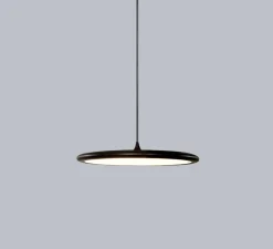 Suspension, Bilancella 512.21, noir, IP40, LED, 2700K, 3000 lm, Ø50cm, H3cm - Tooy