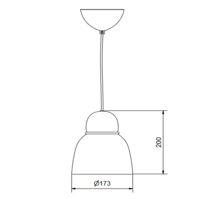Suspension, Bird, sable, Ø17,3cm, H20cm - Belid