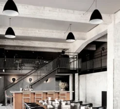 Suspension*Gubi Suspension, BL9 L, , Ø40cm, H33cm - noir, chrome