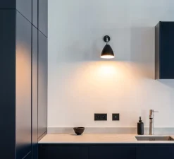 Suspension*Gubi Suspension, BL9 S, , Ø16cm, H14cm - noir, chrome