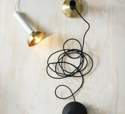 Suspension*Pholc Suspension, Blend, , Ø9cm, H16cm - laiton, blanc