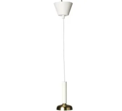 Suspension*Pholc Suspension, Blend, , Ø9cm, H16cm - laiton, blanc