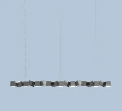 Suspension, Blockchain 17, aluminium, 3000K, L186,3cm, H13,4cm - Oblure