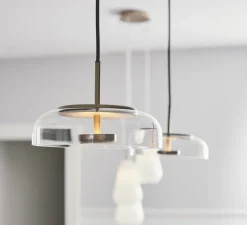 Suspension*Nuura Suspension, Blossi 1, , 2418K, 162lm, Ø23cm, H15cm - or, transparent