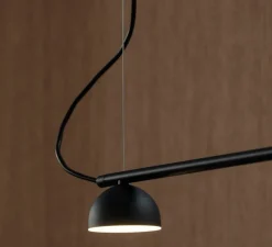 Suspension*Northern Suspension, Blush Rail 3, , LED, dim, 3000k, 3300lm, L90cm, H7,5cm - noir mat