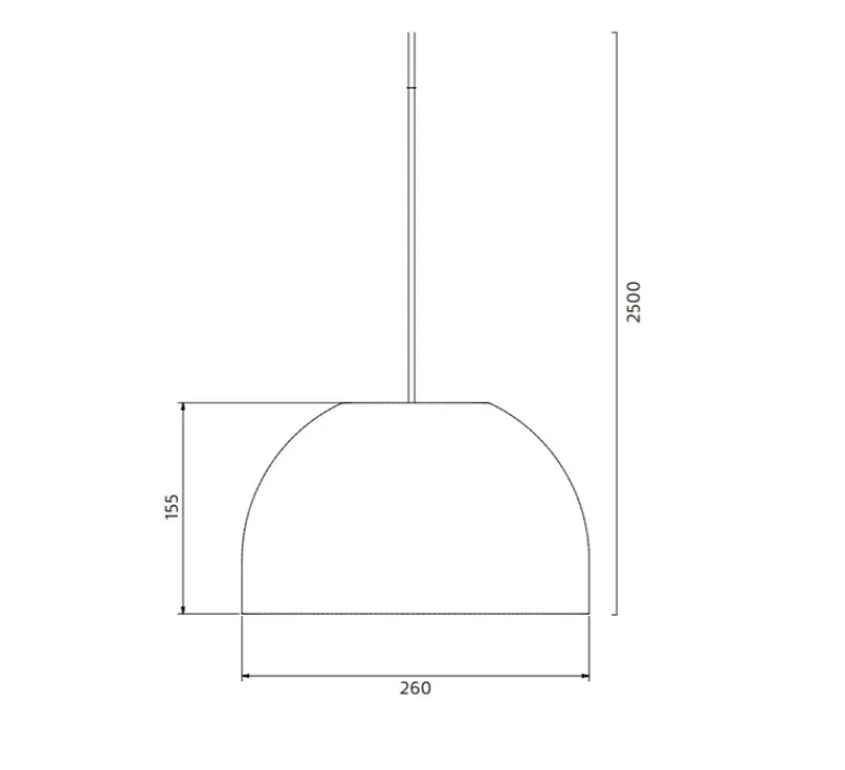 Suspension*Zero Suspension, Bob, , LED, 3000K, 838 lm, Ø26cm, H15,5cm - blanc
