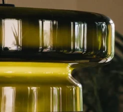 Suspension, Bohemia 84, vert, LED, 2700k, 1619lm, dim triac, Ø84cm, H41,5cm - Marset