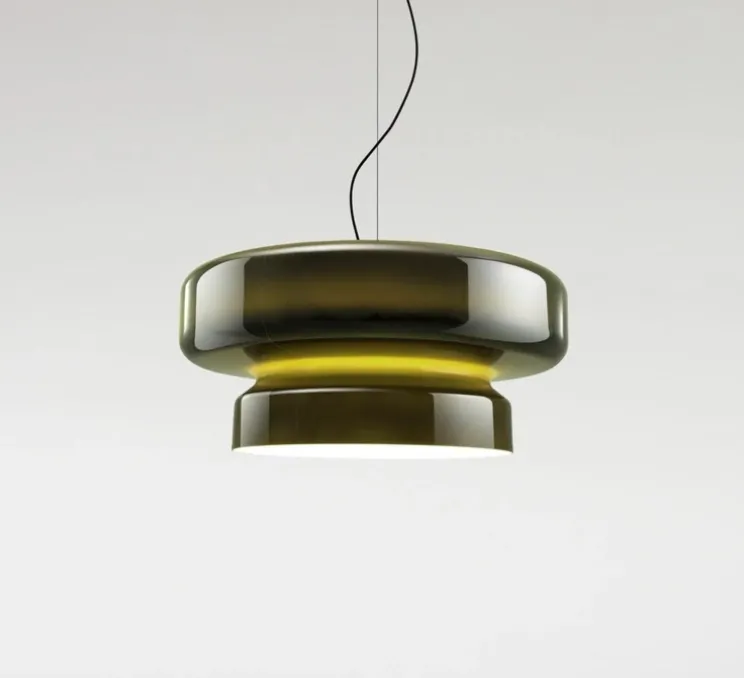 Suspension, Bohemia 84, vert, LED, 2700k, 1619lm, dim triac, Ø84cm, H41,5cm - Marset