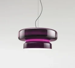Suspension*Marset Suspension, Bohemia, violet, LED, 2700k, 3048lm, Ø84cm, H41,5cm - vert