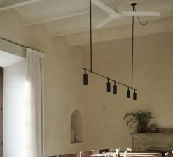 Suspension, Book Chandelier, laiton noir, L200cm, H77cm - Contain