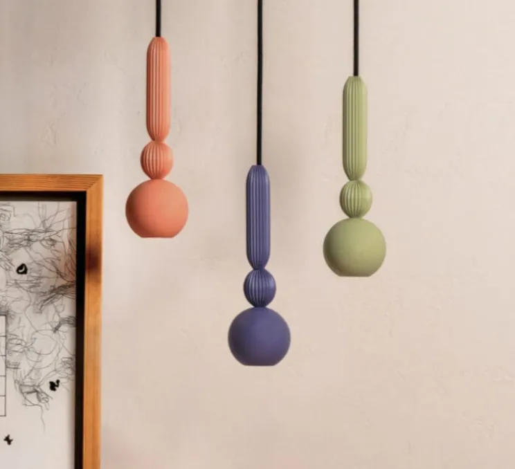 Suspension, Bosca, bleu indigo, LED, dim, 3000K, 600 lm, Ø9cm, H29cm - Loftlight