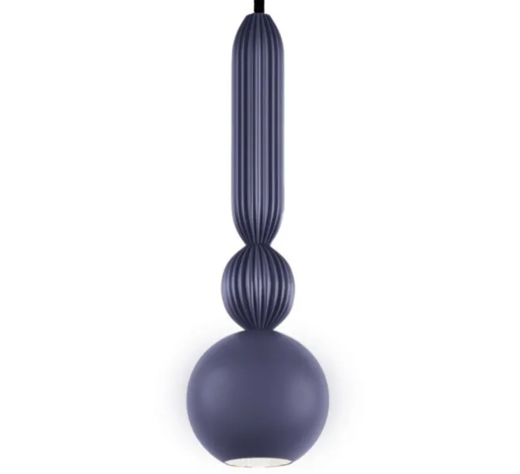 Suspension, Bosca, bleu indigo, LED, dim, 3000K, 600 lm, Ø9cm, H29cm - Loftlight