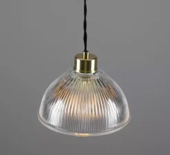 Suspension, Boston, laiton poli, Ø19,5cm, H17cm, câble 2m - Mullan Lighting