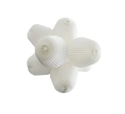 Suspension, Bouquet 5 Medium, papier blanc, Ø55cm, H40cm - Le Klint