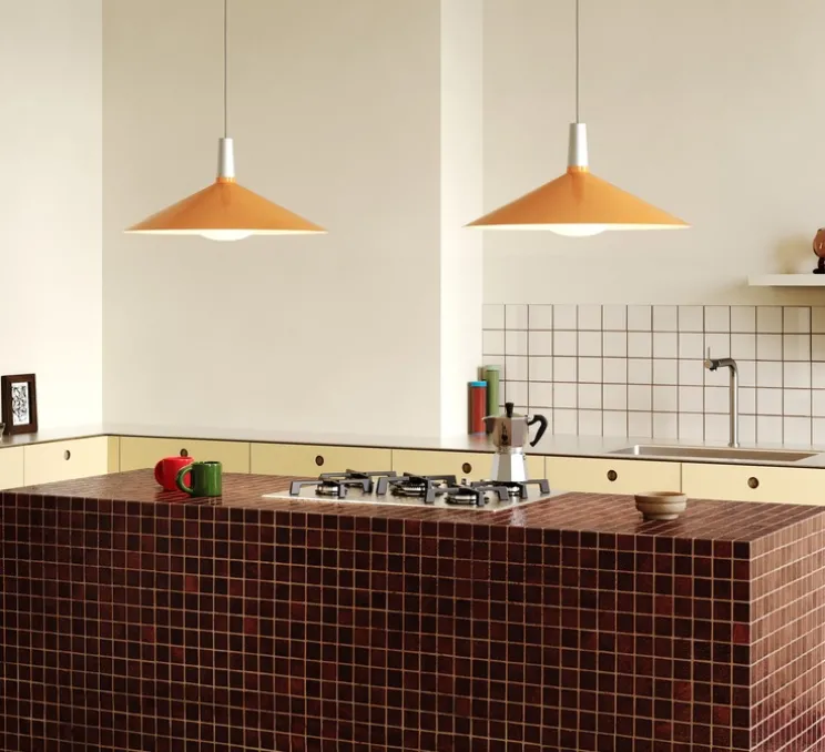 Suspension, Bower L, Jaune, Ø60cm, H15,5cm - Tala