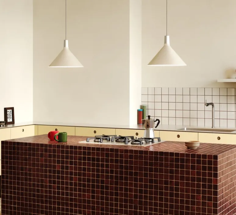 Suspension*Tala Suspension, Bower M, , Ø35cm, H19cm - blanc