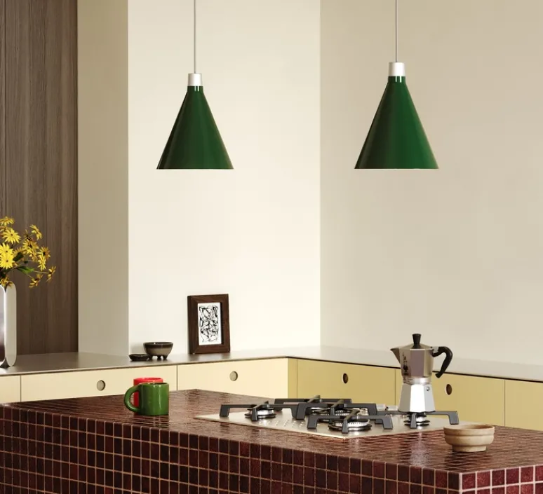 Suspension*Tala Suspension, Bower S, , Ø22cm, H23cm - Vert foncé