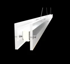 Suspension, Bridge 110, Blanc brouillard, LED, dim, 2700K, 1492 lm, L110cm, H5,1cm - Tonone