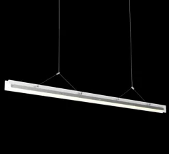 Suspension*Tonone Suspension, Bridge 150, , LED, dim, 2700K, 2058 lm, L149,5cm, H5,1cm - Blanc brouillard