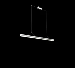 Suspension*Tonone Suspension, Bridge 150, , LED, dim, 2700K, 2058 lm, L149,5cm, H5,1cm - Blanc brouillard