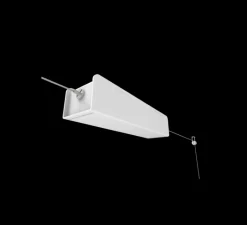 Suspension*Tonone Suspension, Bridge 150, , LED, dim, 2700K, 2058 lm, L149,5cm, H5,1cm - Blanc brouillard