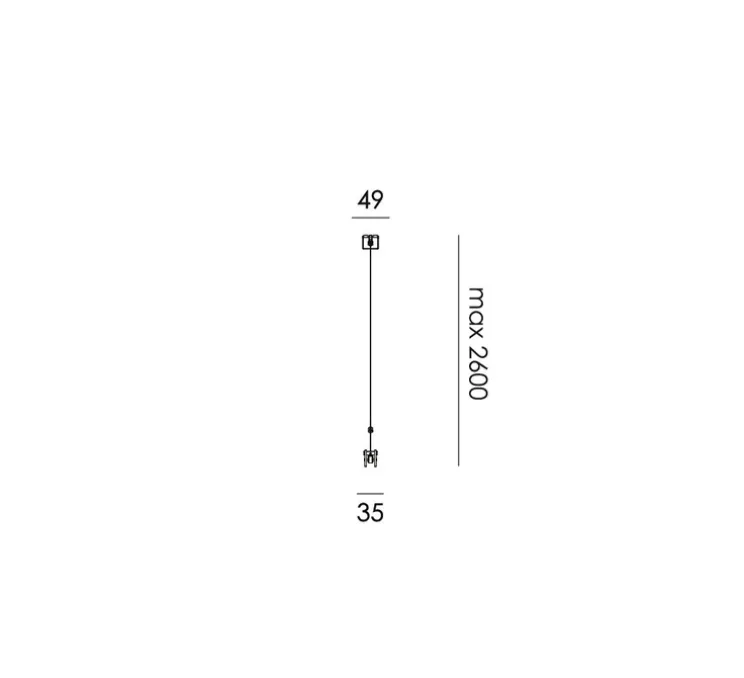 Suspension, Bridge 110, Vert toxique, LED, dim, 2700K, 1492 lm, L110cm, H5,1cm - Tonone