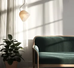 Suspension, Bright Breeze - Black cord, Laiton, transparent, Ø23cm, H24cm - Nordic Tales