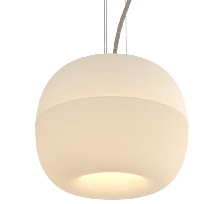 Suspension, Bright Malus, blanc, câble crème, Ø24,9cm, H20cm - Nordic Tales