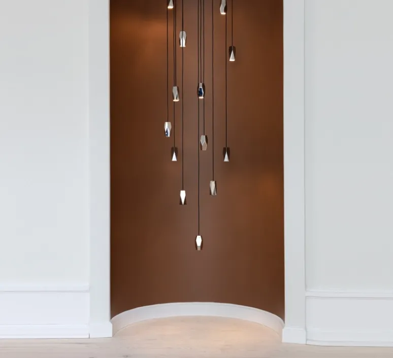 Suspension*Umage Suspension, Brighter day hexa, , Ø4,9cm, H8,7cm - argent