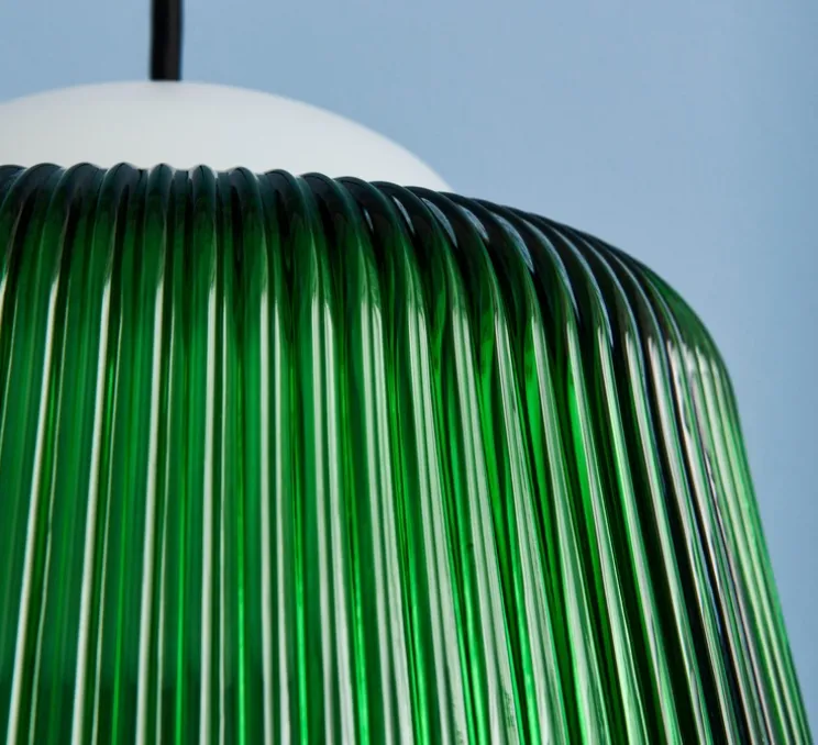 Suspension, Brim 245, vert bouteille, Ø24,5cm, H12,3cm - HAY