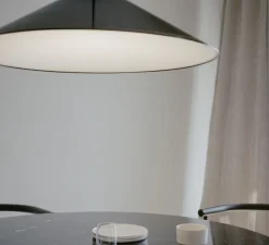 Suspension, Brolly, noir, LED, dim, 2700K, 1144 lm, Ø70cm, H29cm - New Works