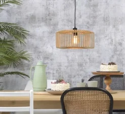 Suspension, Bromo small, naturel, Ø40cm, H18cm - Good&Mojo