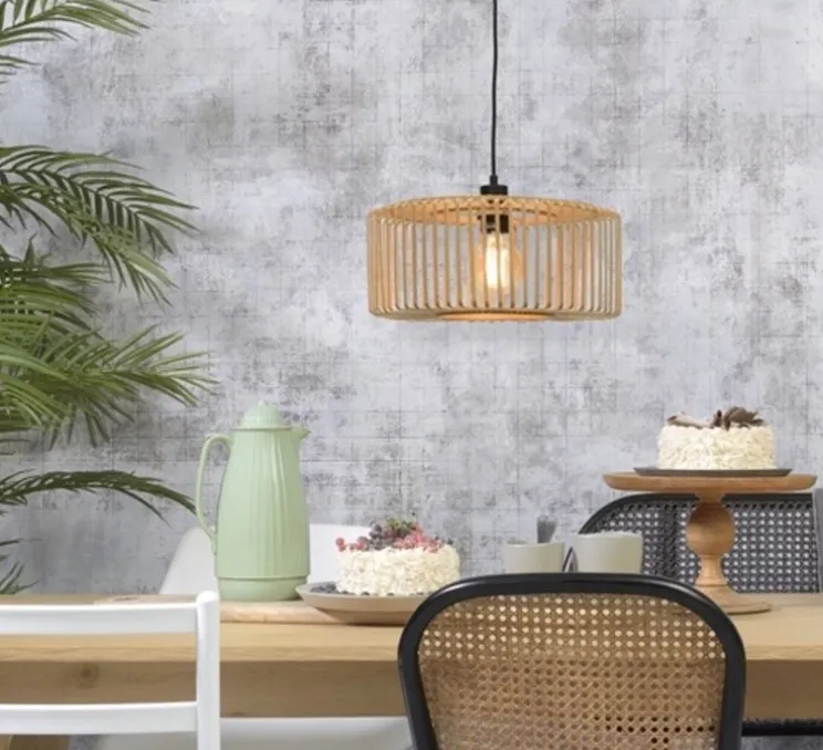 Suspension, Bromo small, naturel, Ø40cm, H18cm - Good&Mojo