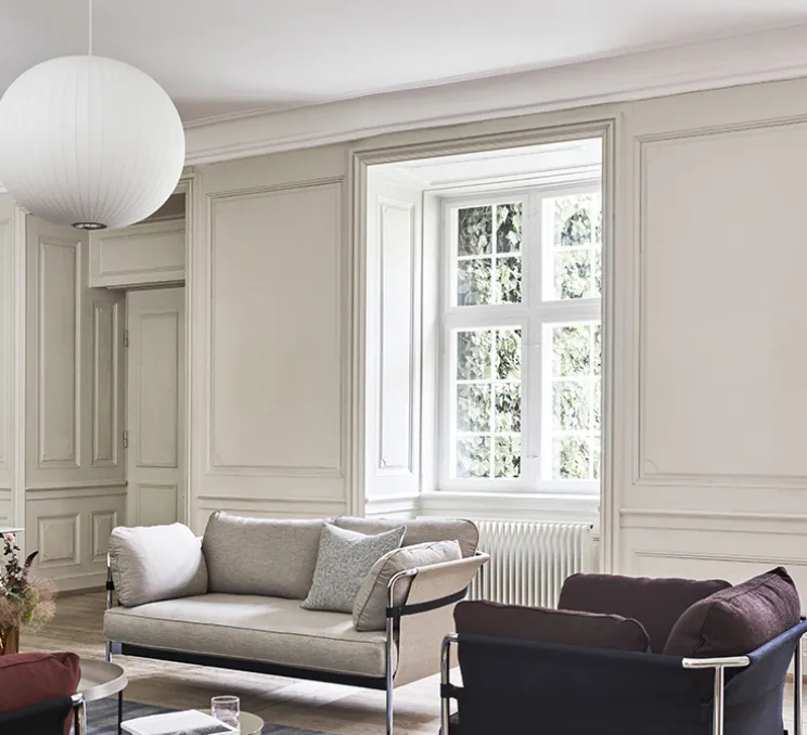 Suspension, Bubble Ball M, blanc, Ø48,5cm, H39,5cm - HAY