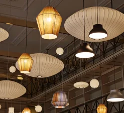 Suspension, Bubble Saucer L, blanc, Ø89cm, H35,5cm - HAY