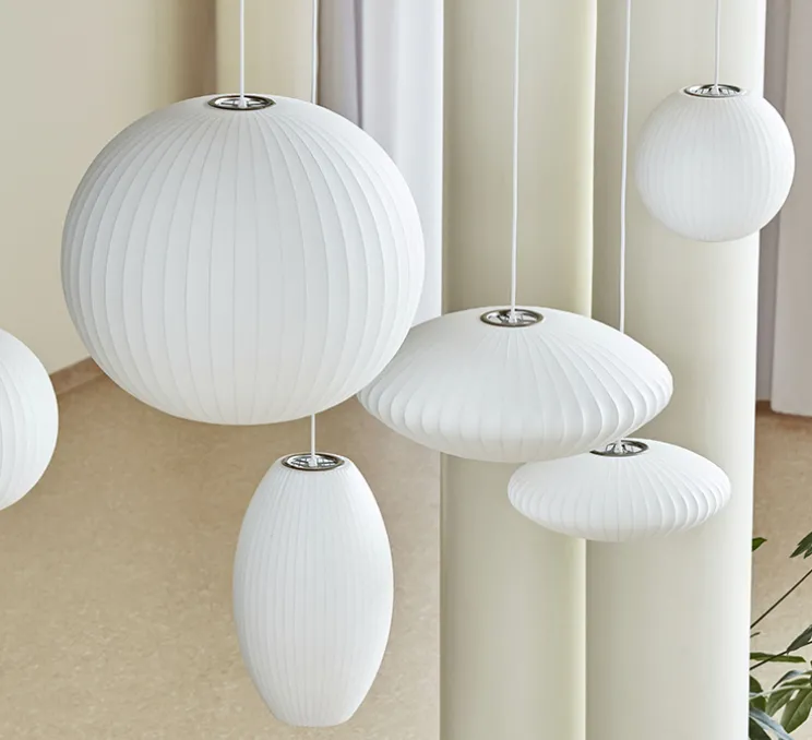 Suspension, Bubble Saucer S, blanc, Ø44,5cm, H18cm - HAY