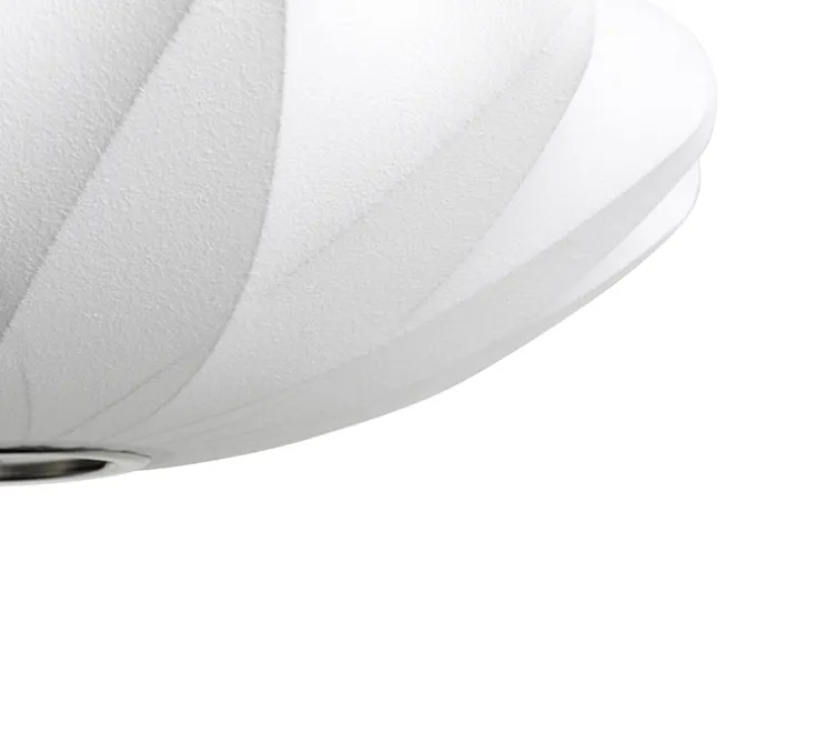 Suspension, Bubble Saucer Crisscross M, blanc, Ø63,5cm, H25,5cm - HAY