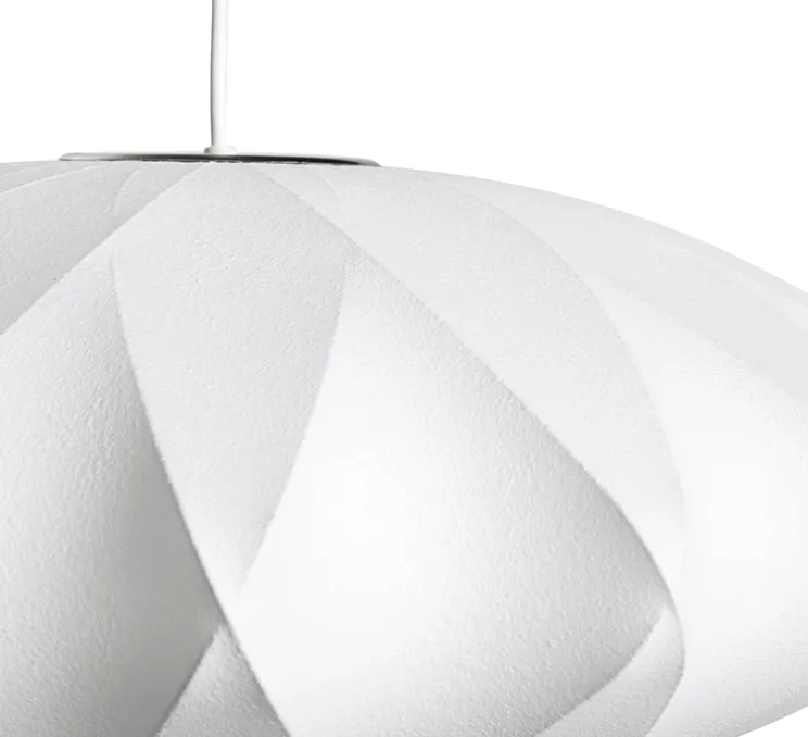 Suspension, Bubble Saucer Crisscross M, blanc, Ø63,5cm, H25,5cm - HAY