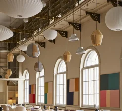 Suspension*HAY Suspension, Bubble Saucer M, , Ø63,5cm, H25,5cm - George Nelson - blanc