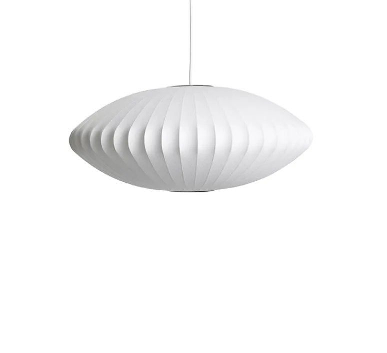 Suspension*HAY Suspension, Bubble Saucer M, , Ø63,5cm, H25,5cm - George Nelson - blanc