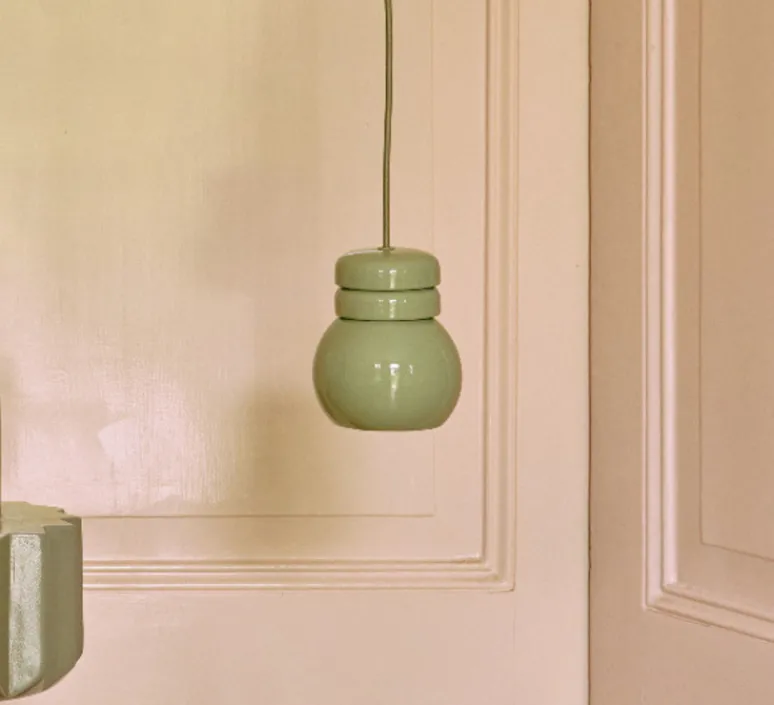 Suspension|Enfants*HKLIVING Suspension, Bulb, pistachio, Ø13cm, H15,2cm - HK Living pistache