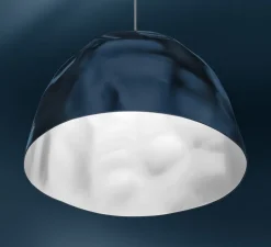 Suspension, Bump, bleu pétrol, Ø38cm, H52cm - Foscarini